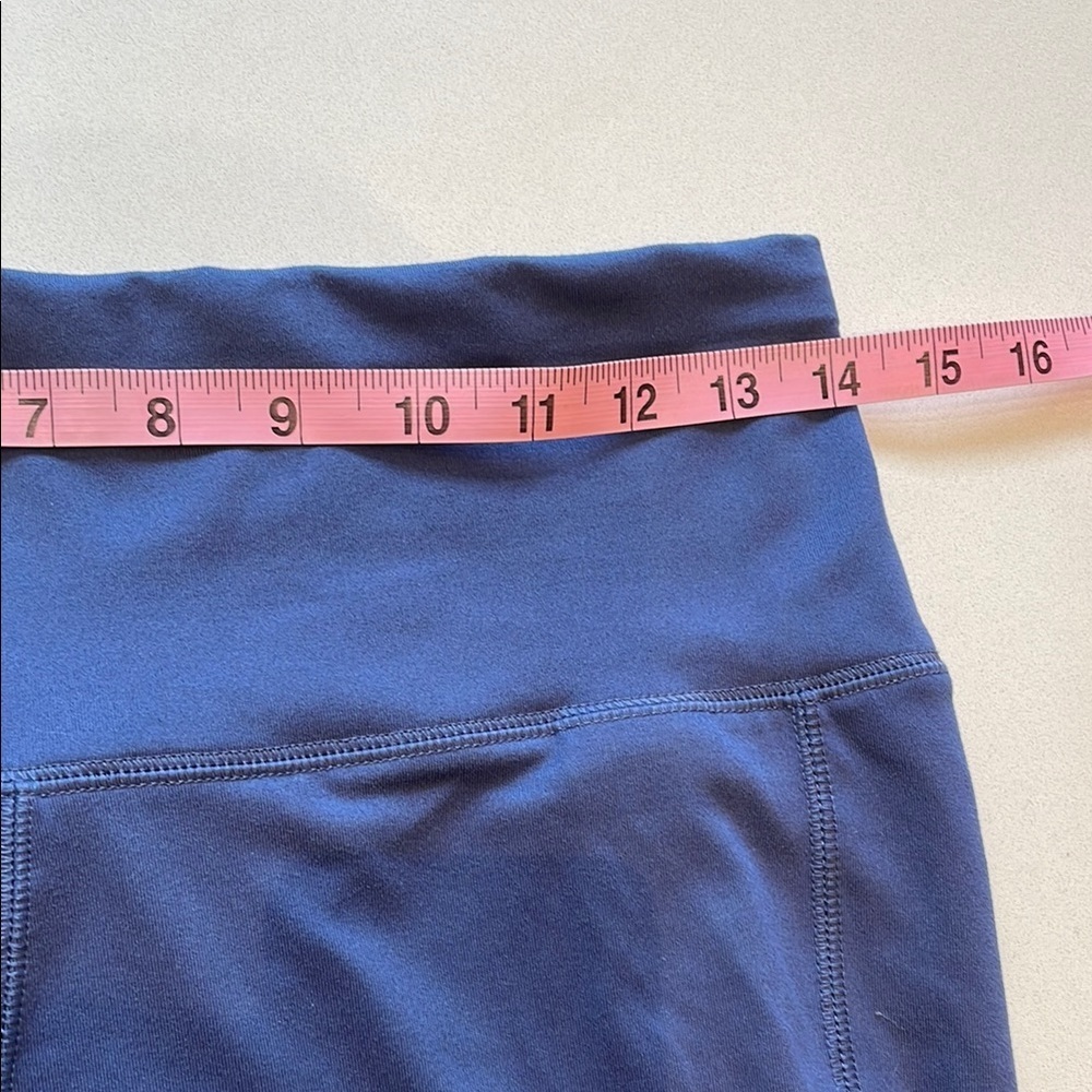 Puma Moto Mesh Leggings, Slate Blue Size L - Picture 9 of 13